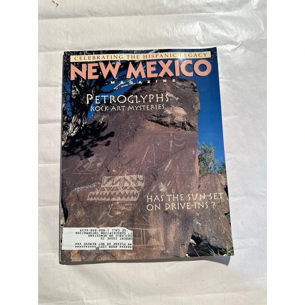 New Mexico Magazine April 1998 Petroglyphs Rock Art Craig Martin